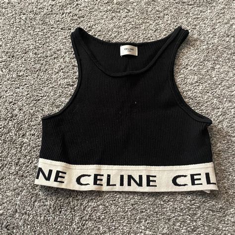 celine crop tank|CELINE Women .